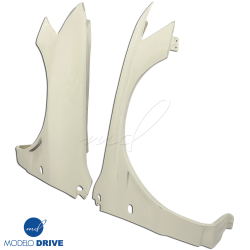 ModeloDrive FRP VOLT Wide Body Fenders (front) > Mitsubishi Evolution EVO8 EVO9 2003-2006 image - 4