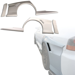 ModeloDrive FRP VOLT Wide Body Fenders (rear) 4pc > Mitsubishi Evolution EVO8 EVO9 2003-2006 image - 8