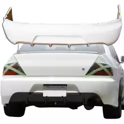 FRP VOLT Rear Bumper > Mitsubishi Evolution EVO8 EVO9 2003-2006 image - 6