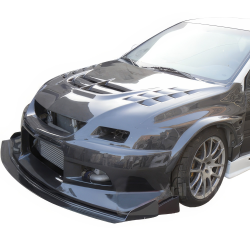 ModeloDrive Carbon Fiber VOLT Race Clam Shell (front) > Mitsubishi Evolution EVO8 EVO9 2003-2006 image - 1