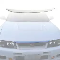FRP OER GTR Hood Brow Accent > Nissan Skyline (R33) GTS 1995-1998 image - 1
