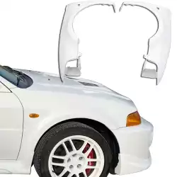 FRP EVO5 Wide Body Fenders (front) > Mitsubishi Evolution EVO5 EVO6 1998-2001 image - 8