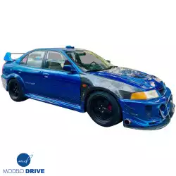 Carbon Fiber EVO5 Wide Body Fenders (front) > Mitsubishi Evolution EVO5 EVO6 1998-2001> 4dr image - 16