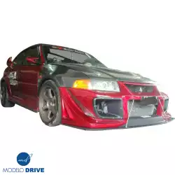 Carbon Fiber EVO5 Wide Body Fenders (front) > Mitsubishi Evolution EVO5 EVO6 1998-2001> 4dr image - 9