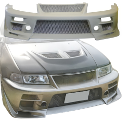 ModeloDrive FRP BSPD Front Bumper > Mitsubishi Evolution EVO5 EVO6 1998-2001> 4dr image - 1
