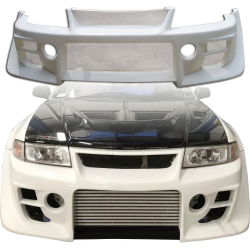 ModeloDrive FRP DMD Front Bumper > Mitsubishi Evolution EVO5 EVO6 1998-2001> 4dr image - 9