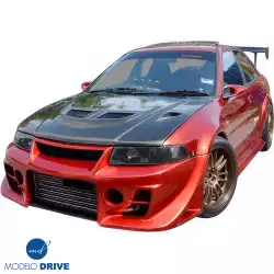 FRP DMD Front Bumper > Mitsubishi Evolution EVO5 EVO6 1998-2001> 4dr image - 2