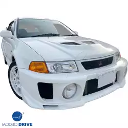 FRP EVO5 Wide Body Front Bumper > Mitsubishi Evolution EVO5 EVO6 1998-2001 image - 7