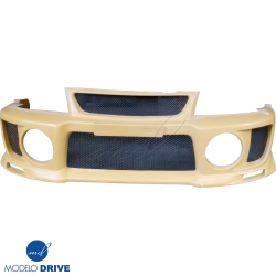 ModeloDrive FRP EVO5 Wide Body Front Bumper > Mitsubishi Evolution EVO5 EVO6 1998-2001 image - 2