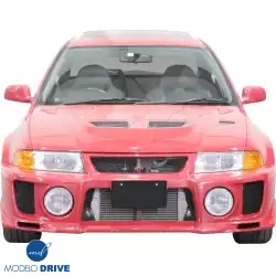 FRP EVO5 Wide Body Front Bumper > Mitsubishi Evolution EVO5 EVO6 1998-2001 image - 3