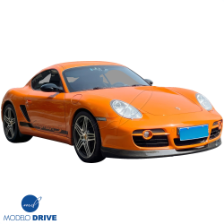ModeloDrive Carbon Fiber TART Front Lip Valance > Porsche Cayman (987) 2006-2008 image - 4