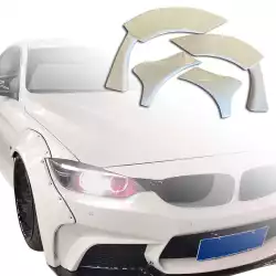 FRP LBPE Wide Body Fenders (front) 4pc > BMW 4-Series (F32) 2014-2020 > 2dr Coupe image - 26