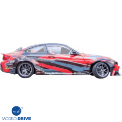 ModeloDrive FRP LBPE Wide Body Side Skirts > BMW 4-Series (F32) 2014-2020 > 2dr Coupe image - 12