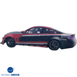 ModeloDrive FRP LBPE Wide Body Fenders (rear) 4pc > BMW 4-Series (F32) 2014-2020 > 2dr Coupe image - 5