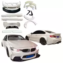 FRP LBPE Wide Body Kit w Wing > BMW 4-Series (F32) 2014-2020 > 2dr Coupe image - 2