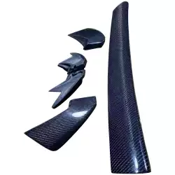 Carbon Fiber MANS Lower Hatch Wing > Porsche Cayenne (958) 2011-2018 image - 1