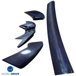 ModeloDrive Carbon Fiber MANS Lower Hatch Wing > Porsche Cayenne (958) 2011-2018 image - 3