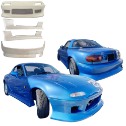 ModeloDrive FRP DUC Body Kit > Mazda Miata (NA) 1990-1996 image - 1