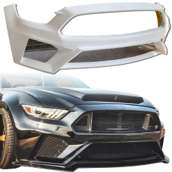 ModeloDrive FRP RTSS Wide Body Front Bumper 2pc > Ford Mustang 2015-2017 image - 8