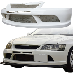 ModeloDrive FRP VAR V2 Front Bumper /w Lip > Mitsubishi Evolution EVO8 EVO9 2003-2006 image - 7