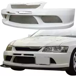 FRP VAR V2 Front Bumper /w Lip > Mitsubishi Evolution EVO8 EVO9 2003-2006 image - 7