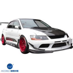 ModeloDrive FRP VAR V2 Front Bumper /w Lip > Mitsubishi Evolution EVO8 EVO9 2003-2006 image - 9
