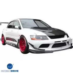 FRP VAR V2 Front Bumper /w Lip > Mitsubishi Evolution EVO8 EVO9 2003-2006 image - 9