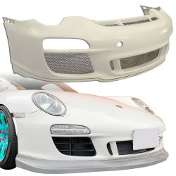 ModeloDrive Partial Carbon Fiber GT3 Late Front Bumper 1pc > Porsche 911 (997) 2009-2012 image - 16
