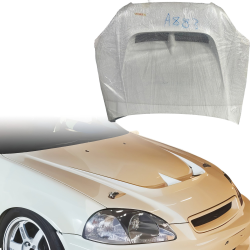 ModeloDrive FRP MONS Hood > Honda Civic (EK9) 1996-1998 > 2/3/4-Door image - 6