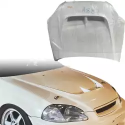 FRP MONS Hood > Honda Civic (EK9) 1996-1998 > 2/3/4-Door image - 6