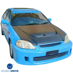 ModeloDrive FRP MONS Hood > Honda Civic (EK9) 1996-1998 > 2/3/4-Door image - 3