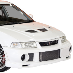 ModeloDrive FRP EVO6 Wide Body Front Bumper > Mitsubishi Evolution EVO5 EVO6 1998-2001 image - 3