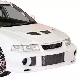 FRP EVO6 Wide Body Front Bumper > Mitsubishi Evolution EVO5 EVO6 1998-2001 image - 3