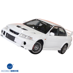 ModeloDrive FRP EVO6 Wide Body Front Bumper > Mitsubishi Evolution EVO5 EVO6 1998-2001 image - 5