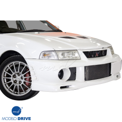 ModeloDrive FRP EVO6 Wide Body Front Bumper > Mitsubishi Evolution EVO5 EVO6 1998-2001 image - 6