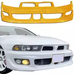 FRP VR4 Type-5 Front Bumper > Mitsubishi Galant 2000-2003 image - 5