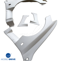 ModeloDrive FRP VAR V2 Fenders (front) 4pc > Mitsubishi Evolution EVO8 EVO9 2003-2006 image - 3