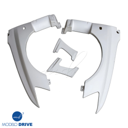 ModeloDrive FRP VAR V2 Fenders (front) 4pc > Mitsubishi Evolution EVO8 EVO9 2003-2006 image - 4