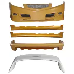 FRP MUGE V1 Body Kit /w Wing 5pc > Acura TSX 2004-2008 image - 2
