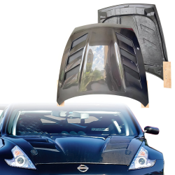 ModeloDrive Carbon Fiber AMU Hood > Nissan 370Z (Z34) 2009-2020 image - 1