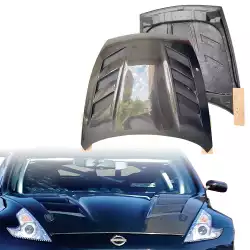 Carbon Fiber AMU Hood > Nissan 370Z (Z34) 2009-2020 image - 1