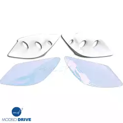 FRP VSID FN Wide Body Headlights Housings w Lenses > Mazda RX-7 (FD3S) 1993-1997 image - 2