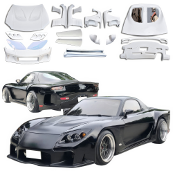 ModeloDrive FRP VSID FN Wide Body Kit > Mazda RX-7 (FD3S) 1993-1997 image - 1