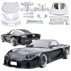 FRP VSID FN Wide Body Kit > Mazda RX-7 (FD3S) 1993-1997 image - 1