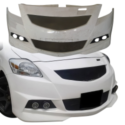 ModeloDrive FRP GALX Front Bumper > Toyota Yaris 2007-2011 > 4dr Sedan image - 7