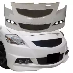 FRP GALX Front Bumper > Toyota Yaris 2007-2011 > 4dr Sedan image - 7