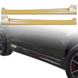 ModeloDrive FRP GALX Side Skirts > Toyota Yaris 2007-2011 > 4dr Sedan image - 1
