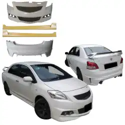 FRP GALX Body Kit > Toyota Yaris 2007-2011 > 4dr Sedan image - 3
