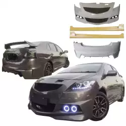 FRP GALX Body Kit > Toyota Yaris 2007-2011 > 4dr Sedan image - 1
