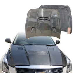ModeloDrive Carbon Fiber ACON Vented Hood > Cadillac ATS 2012-2019 image - 18